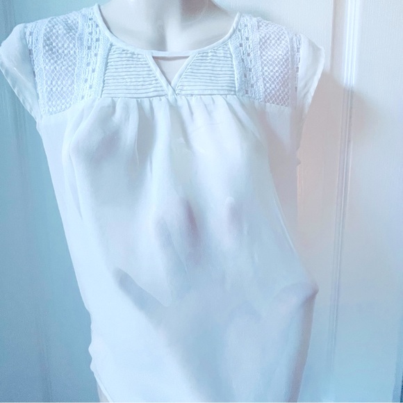 🌸3 for $20 Mexx NWT Women Summer Top sheer romantic lace - Picture 3 of 10